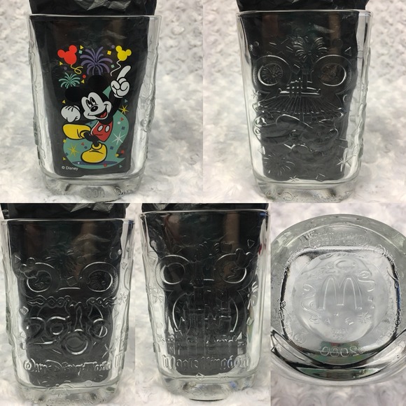 Y2k Disney World Mickey Mouse 2000 Celebration Collectible Park McDonalds Glass - Picture 3 of 11